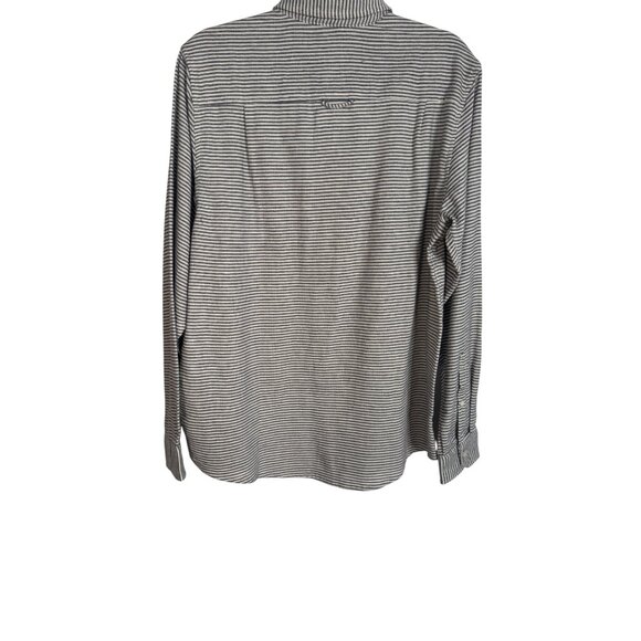 NWT Hurley Small Mens Striped Organic Cotton Flannel Shirt - Picture 9 of 16